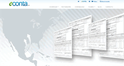 Desktop Screenshot of econta.mx